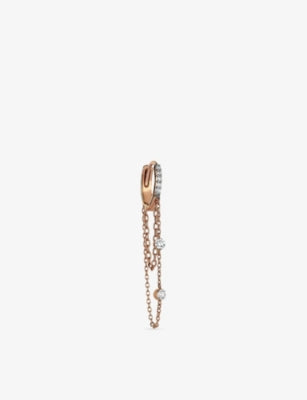 Kismet by Milka diamond drop huggie 0.19ct, UK version