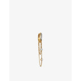 Marena Moonlit 0.19ct Diamond Drop Huggie - ROSE GOLD