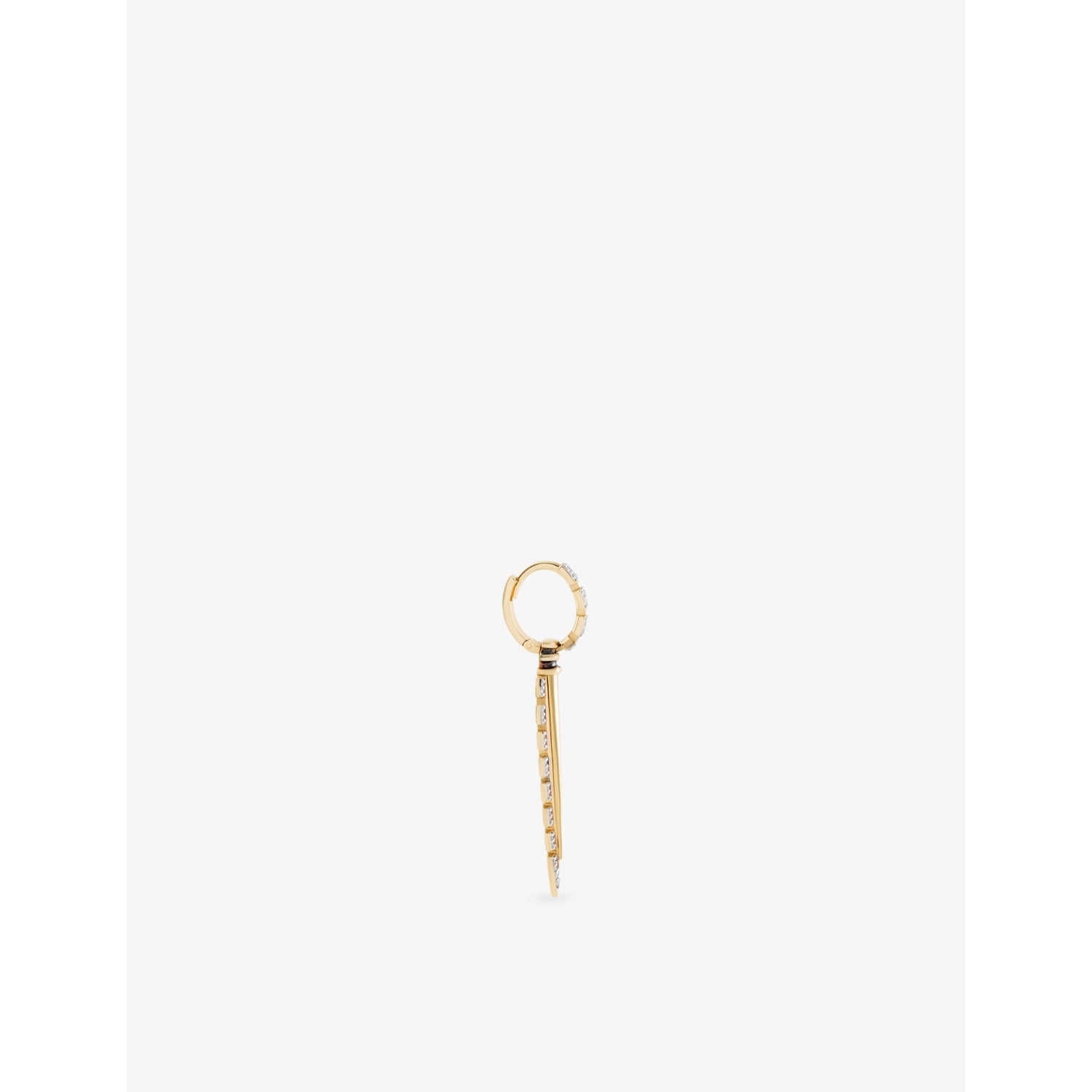 Kismet by Milka 0.25ct diamond drop huggie earring (British brand)