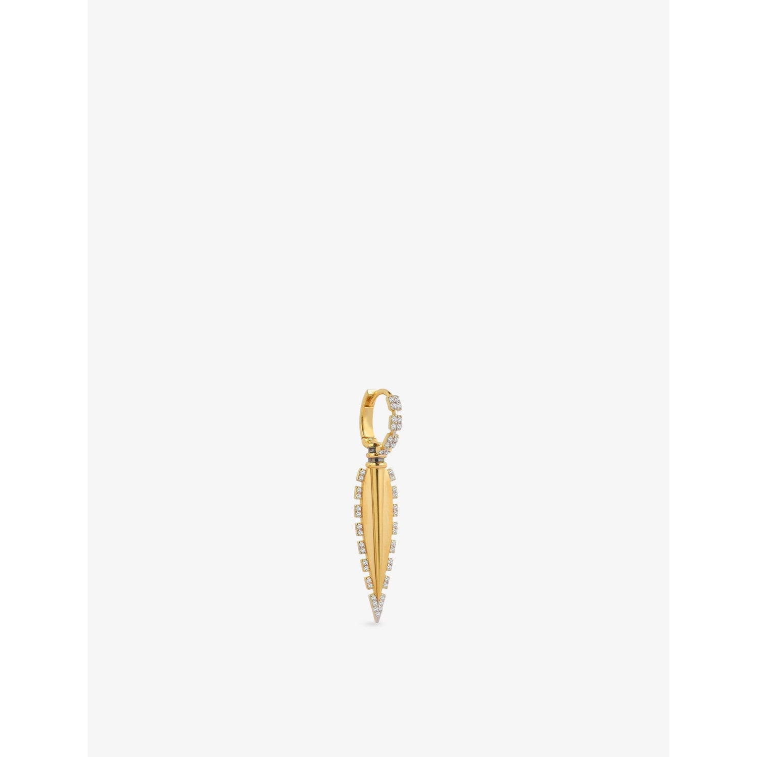 Victoria 0.25ct Diamond Drop Huggie - ROSE GOLD