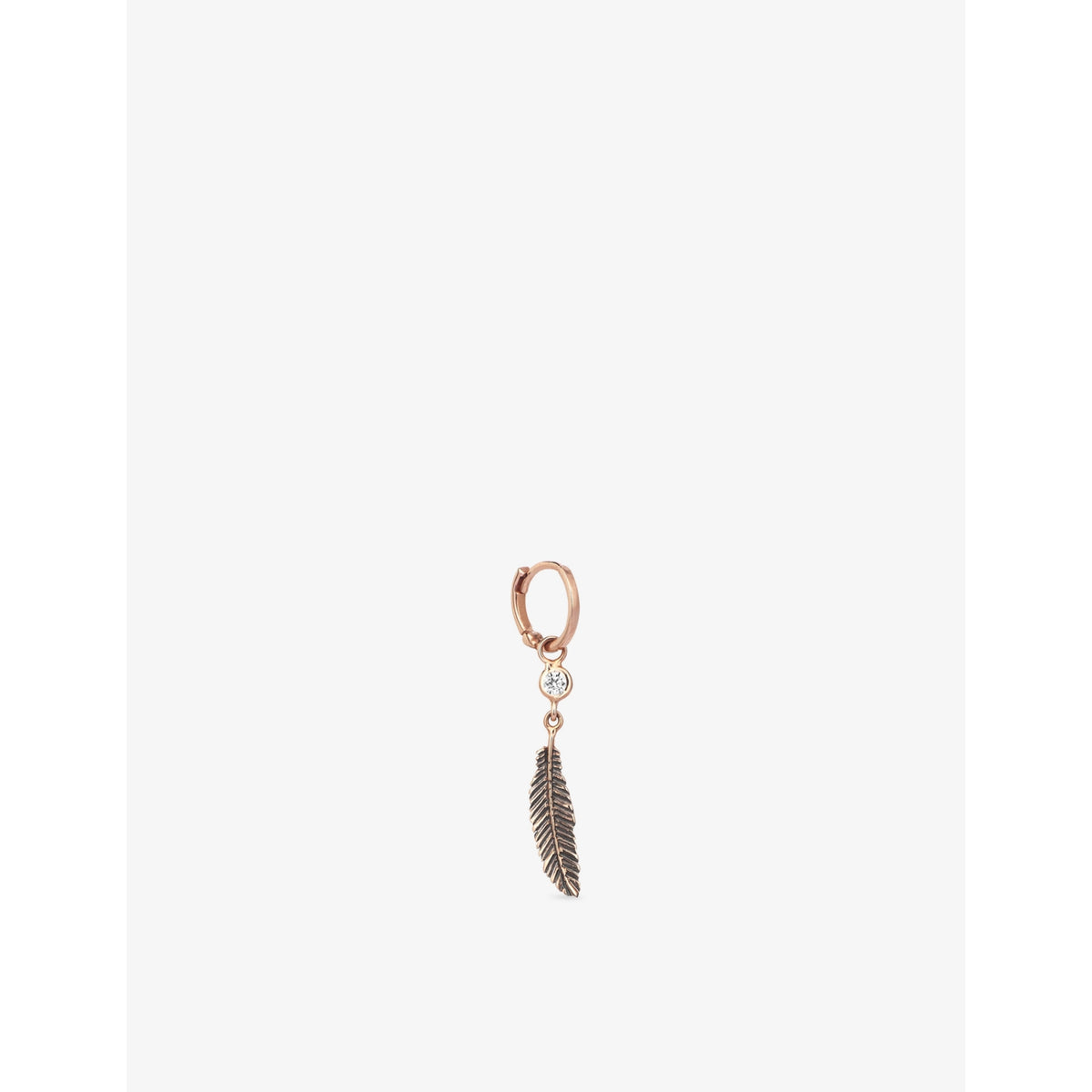 Kismet By Milka Dart 0.04ct Diamond Drop Huggie