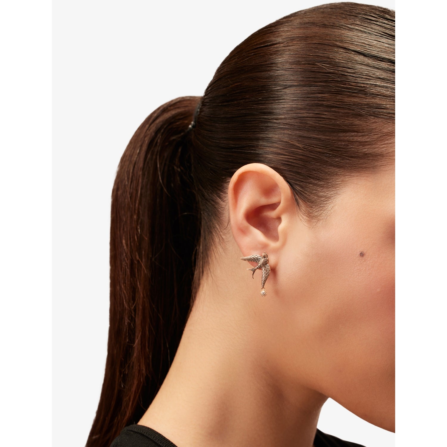 Kismet by Milka Sparrow 0.02ct diamond drop earring (British brand)