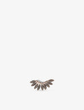 Kismet by Milka diamond stud earring with feather motif 0.06ct, UK version