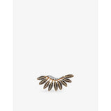 Feather Arc 0.06ct Diamond Stud Earring - ROSE GOLD
