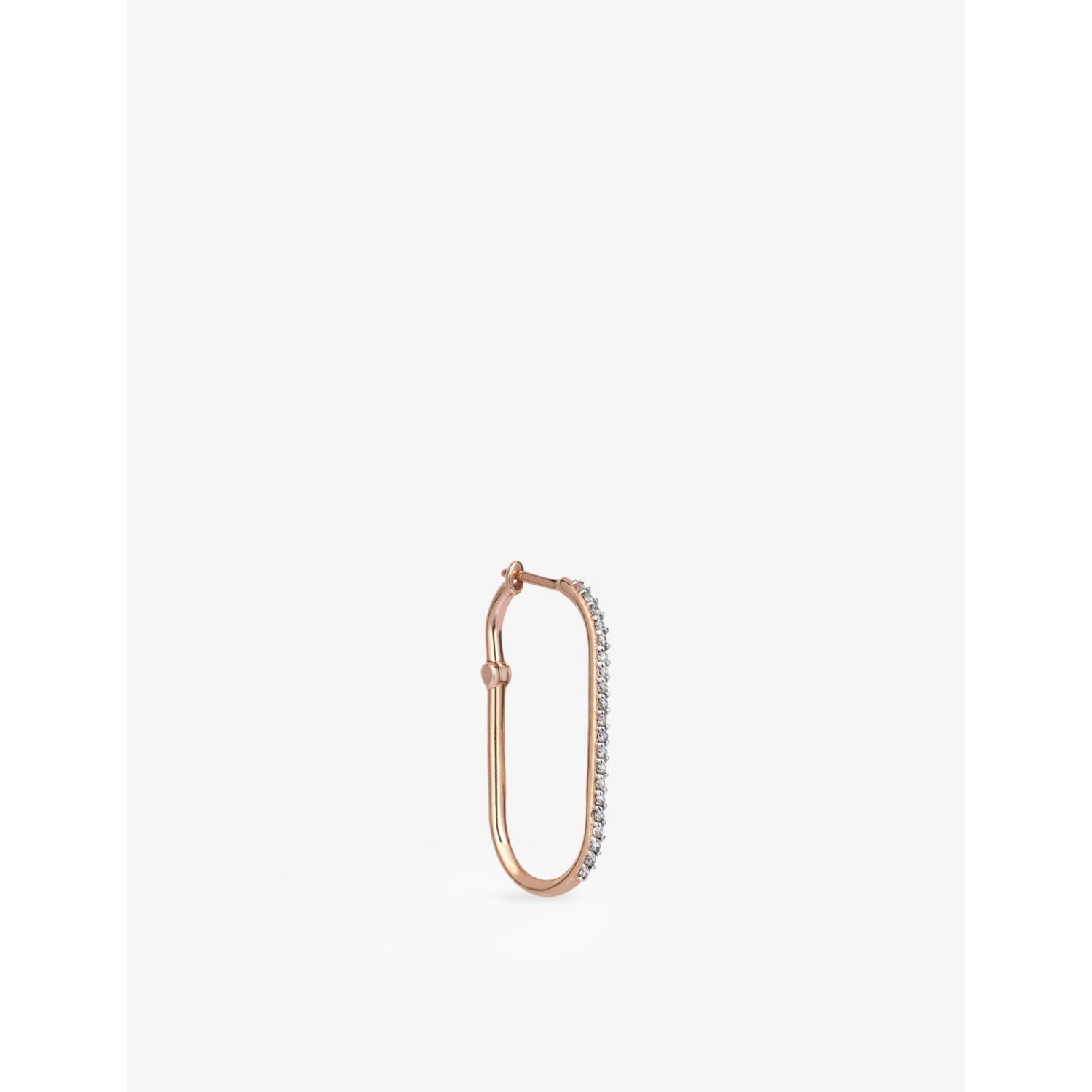 Kismet By Milka Shimmery Equality 0.10ct Diamond Hoop Earring