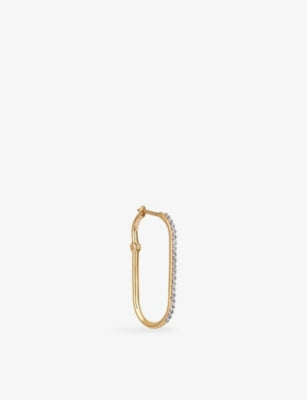 Kismet by Milka diamond hoop earring Shimmery Equality 0.10ct, UK version