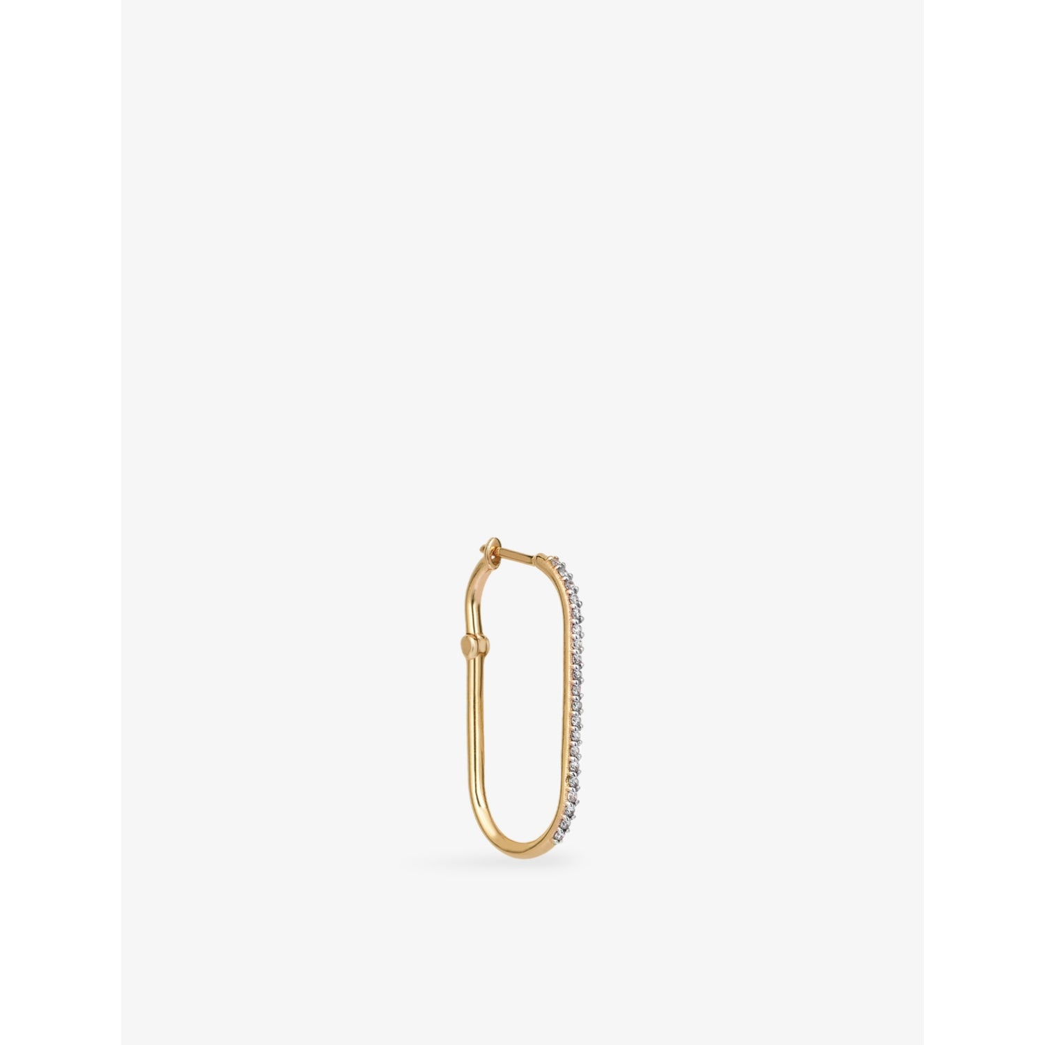 Kismet by Milka diamond hoop earring Shimmery Equality 0.10ct, UK version
