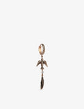 Kismet by Milka sparrow feather diamond drop huggie 0.02ct - British product
