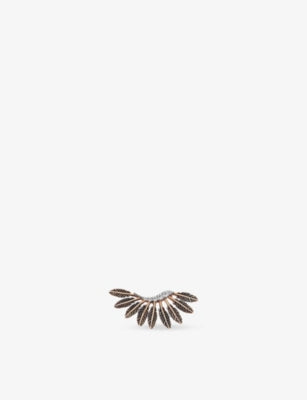 Kismet by Milka Feather Arc diamond stud earring 0.06ct, UK version