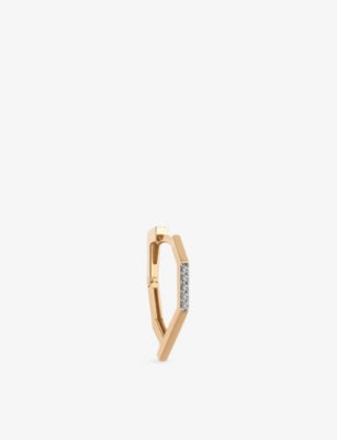 Kismet by Milka 0.03ct diamond hoop earring, UK version