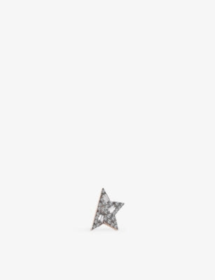 Kismet by Milka Comet Midi diamond stud earring 0.12ct, UK version