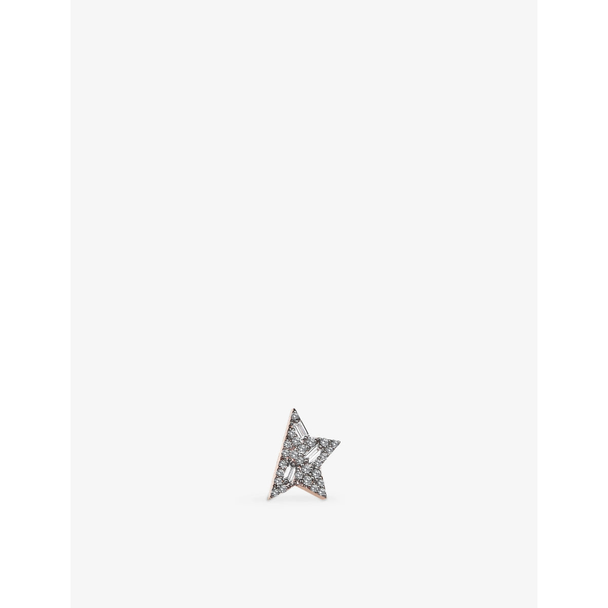 Kismet By Milka Comet Midi 0.12ct Diamond Stud Earring