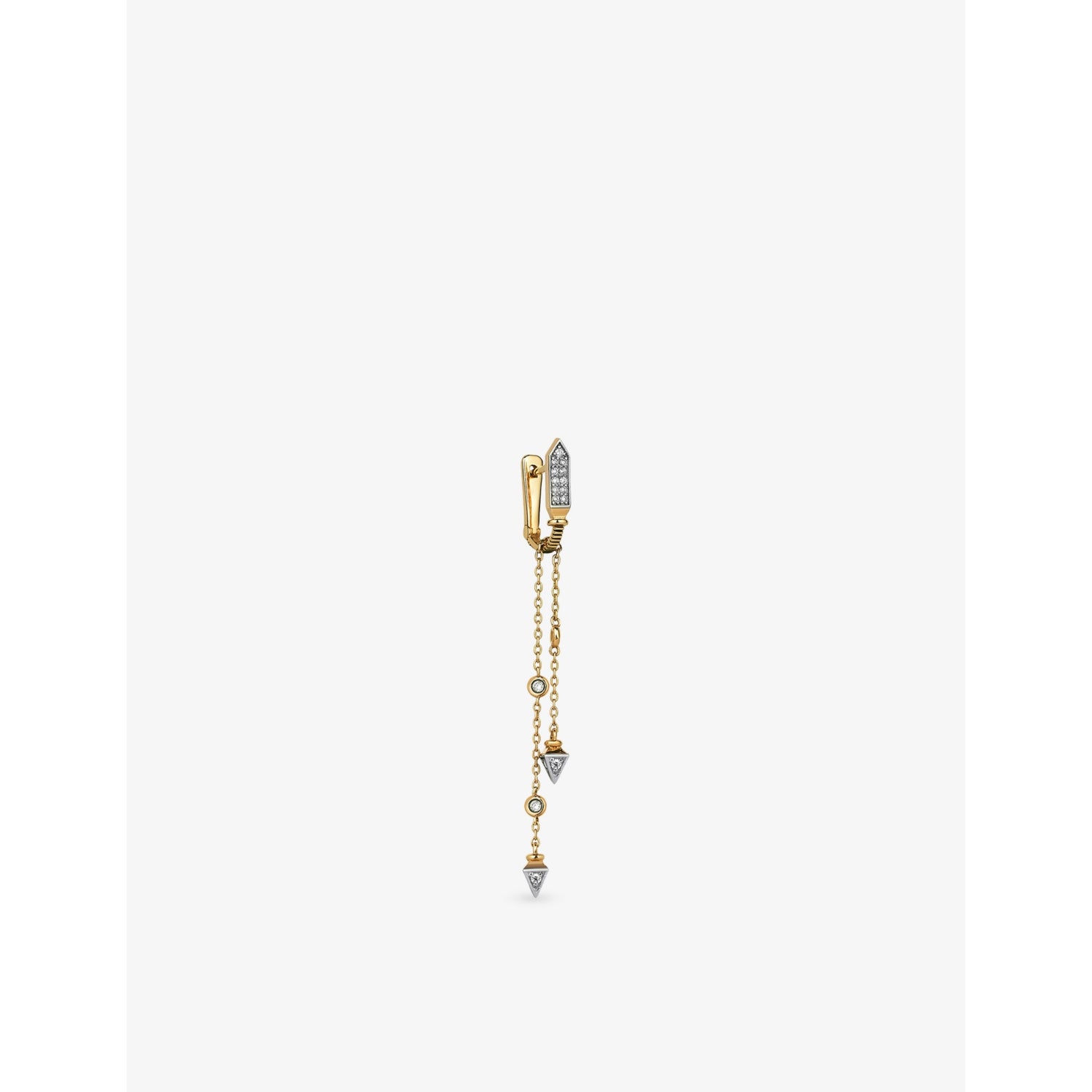 Kismet By Milka Silva 0.20ct Diamond Drop Huggie