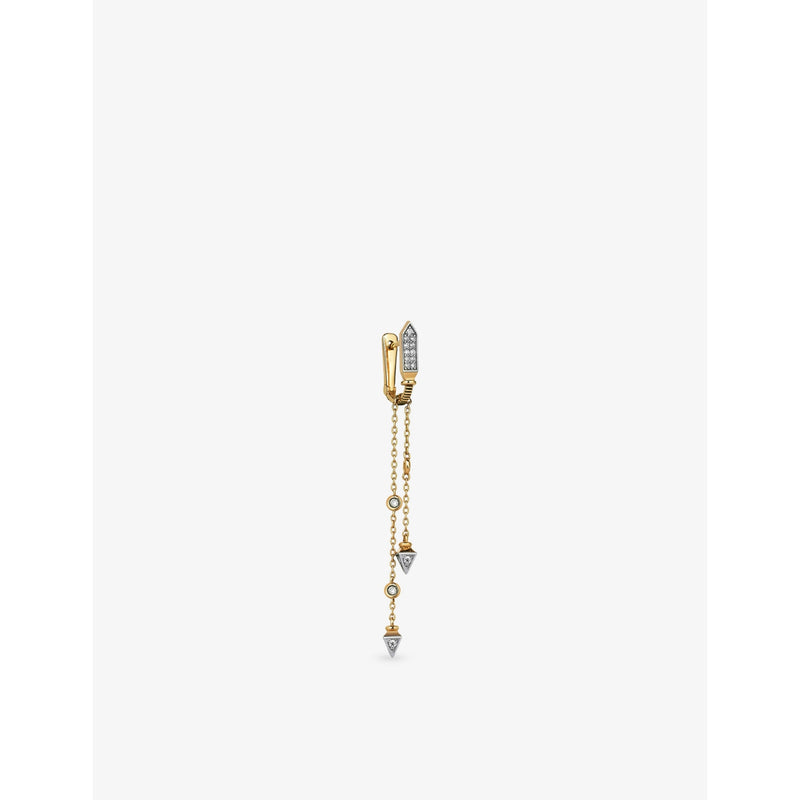 Kismet By Milka Silva 0.20ct Diamond Drop Huggie