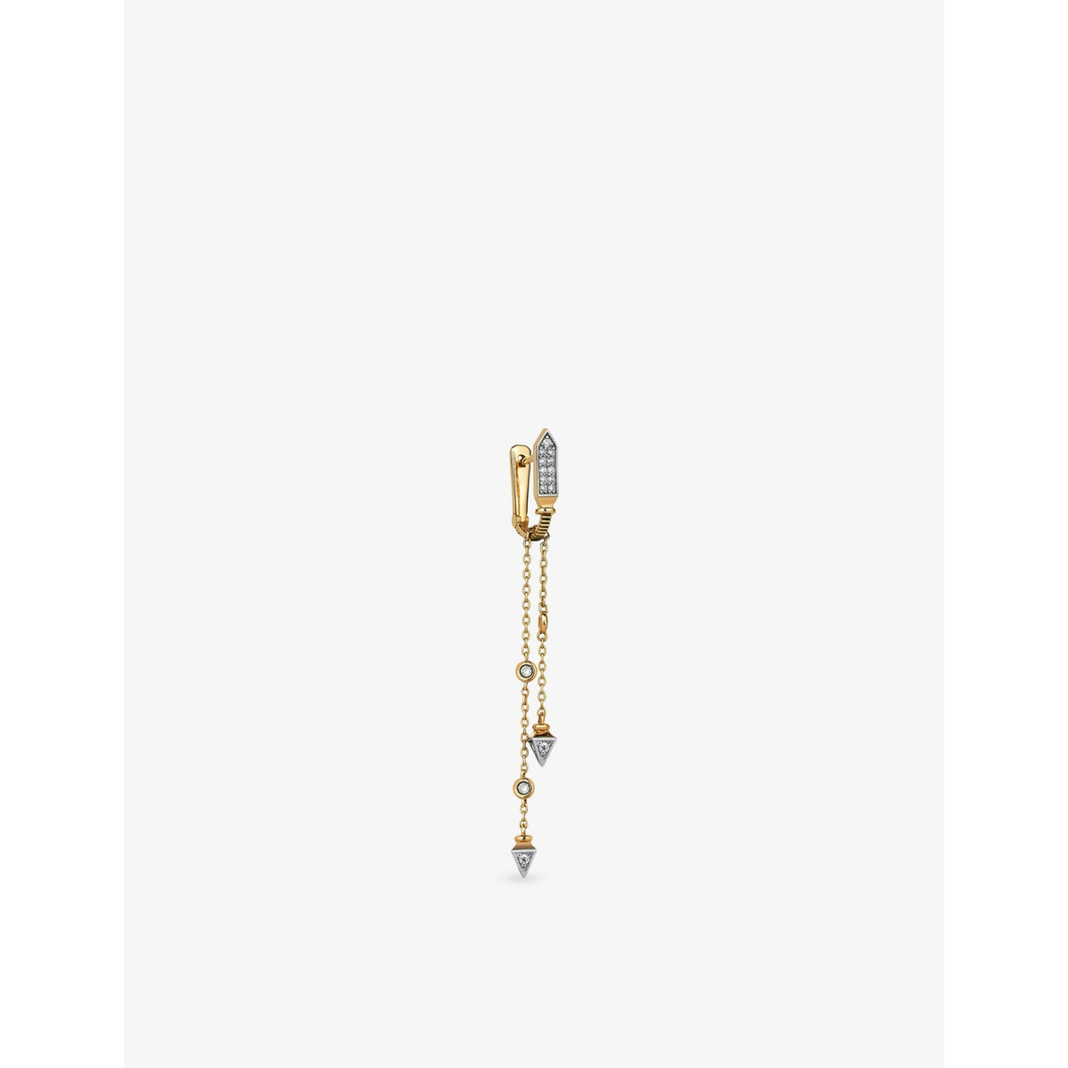 Kismet By Milka Silva 0.20ct Diamond Drop Huggie