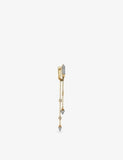 Kismet by Milka Silva diamond drop huggie earring 0.20ct, UK version