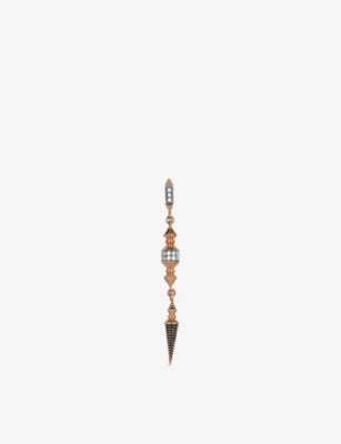 Kismet by Milka 0.11ct brilliant-cut diamond drop earring, imported from the UK