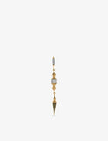 Kismet by Milka 0.11ct brilliant-cut diamond drop earring, imported from the UK