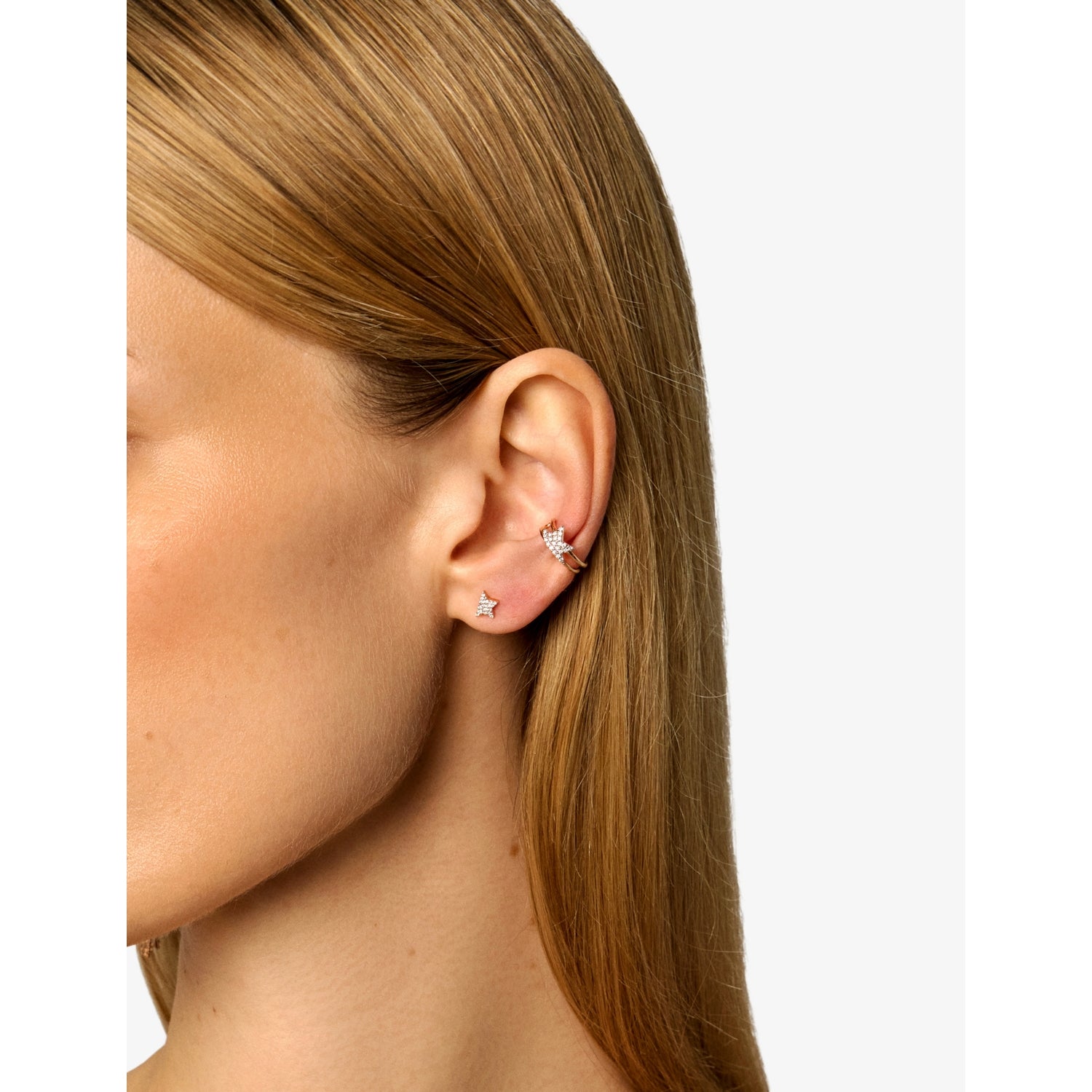 Kismet by Milka Comet Mini diamond stud earring 0.04ct - British product