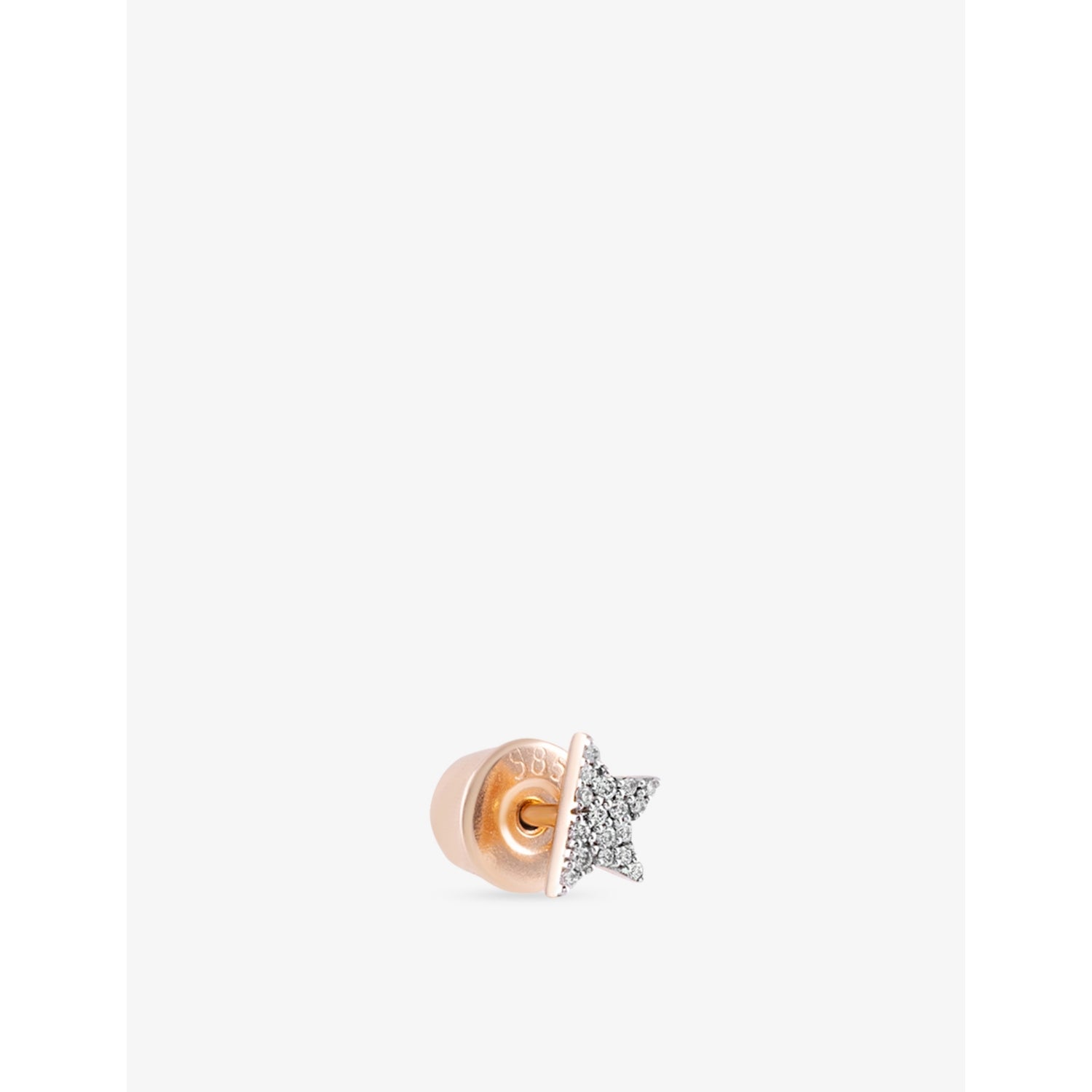 Kismet by Milka Comet Mini diamond stud earring 0.04ct - British product