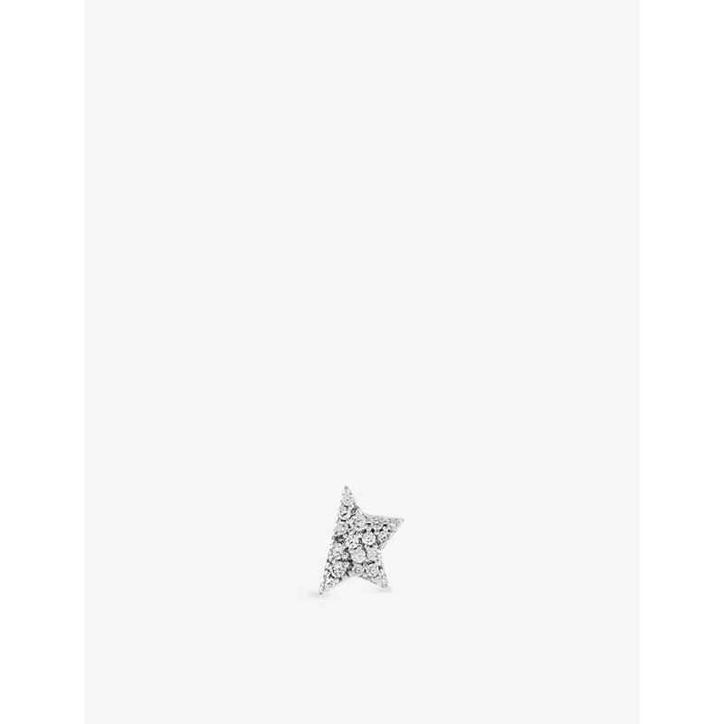 Kismet By Milka Comet Mini 0.04ct Diamond Stud Earring