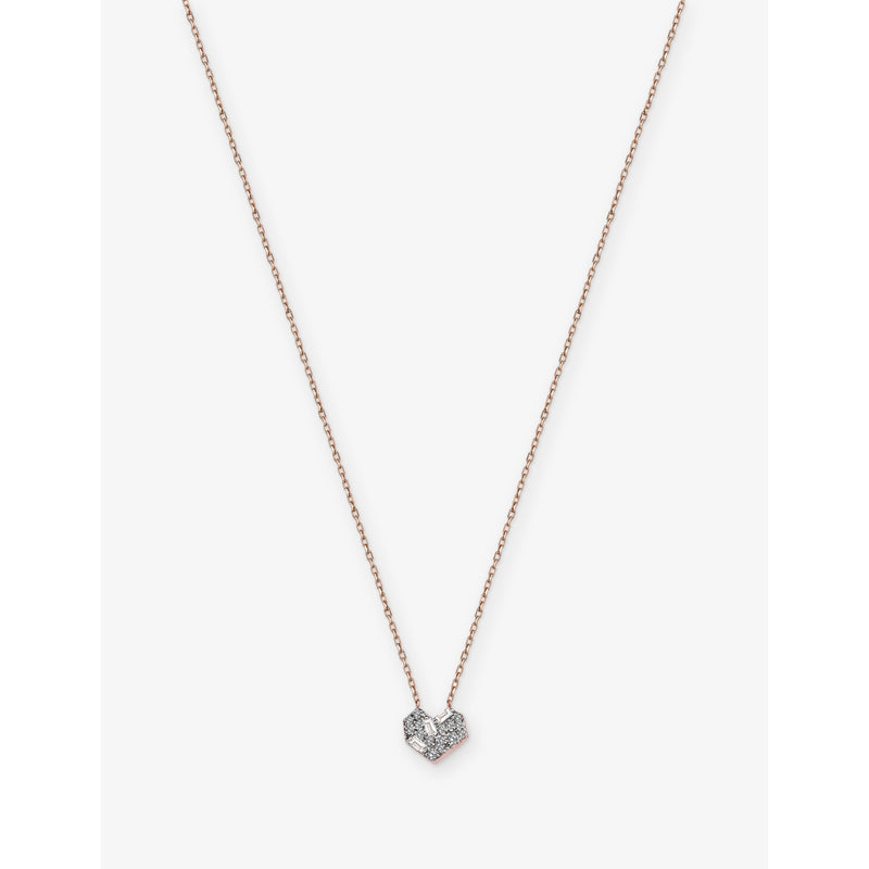 Kismet by Milka Cherish Mini 0.16ct diamond pendant necklace 50cm, UK version