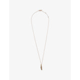 Kismet By Milka Raven Feather Midi 0.04ct Diamond Pendant Necklace
