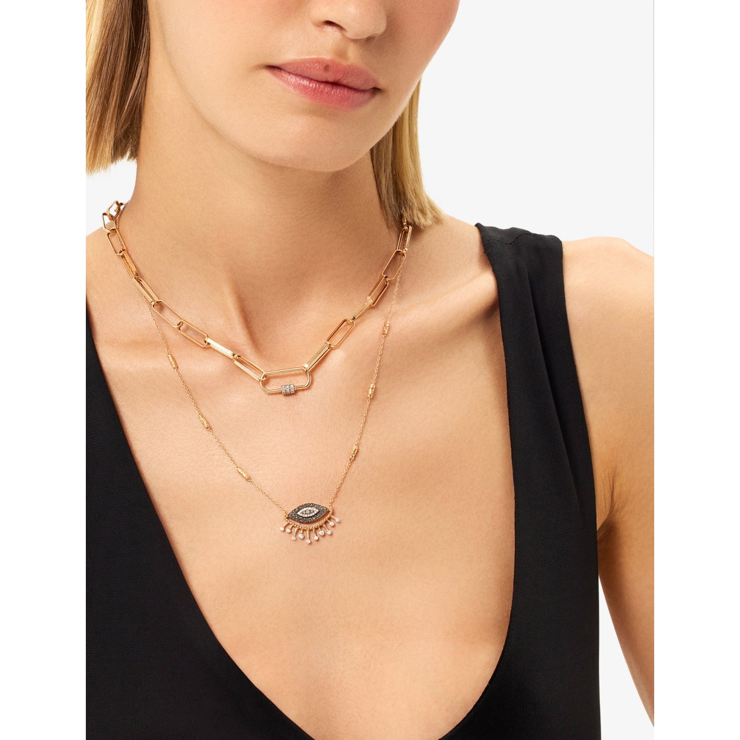 Kismet by Milka 0.22ct diamond pendant necklace, imported from the UK