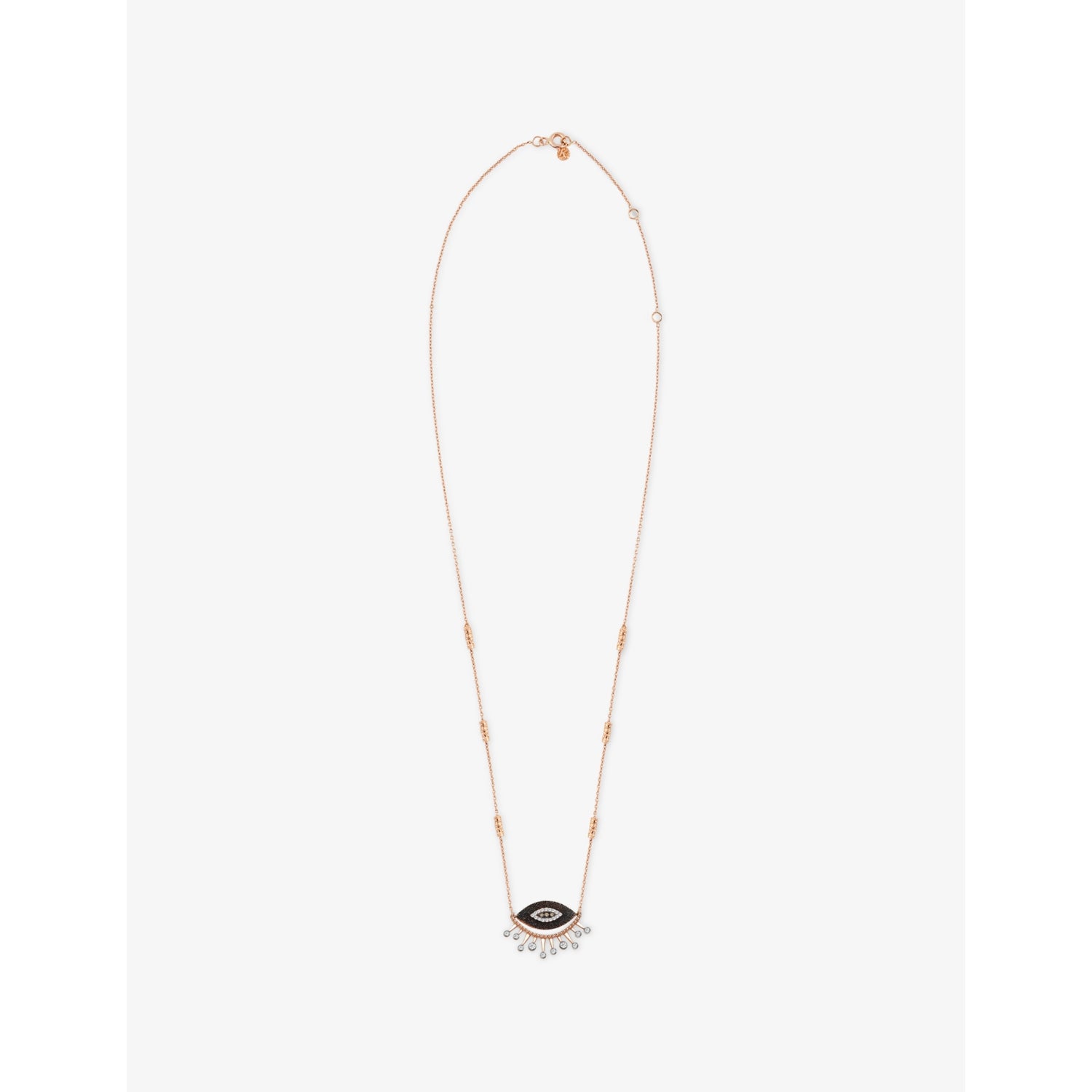 10th Eye Eternal Vision 0.22ct Diamond Pendant Necklace - ROSE GOLD