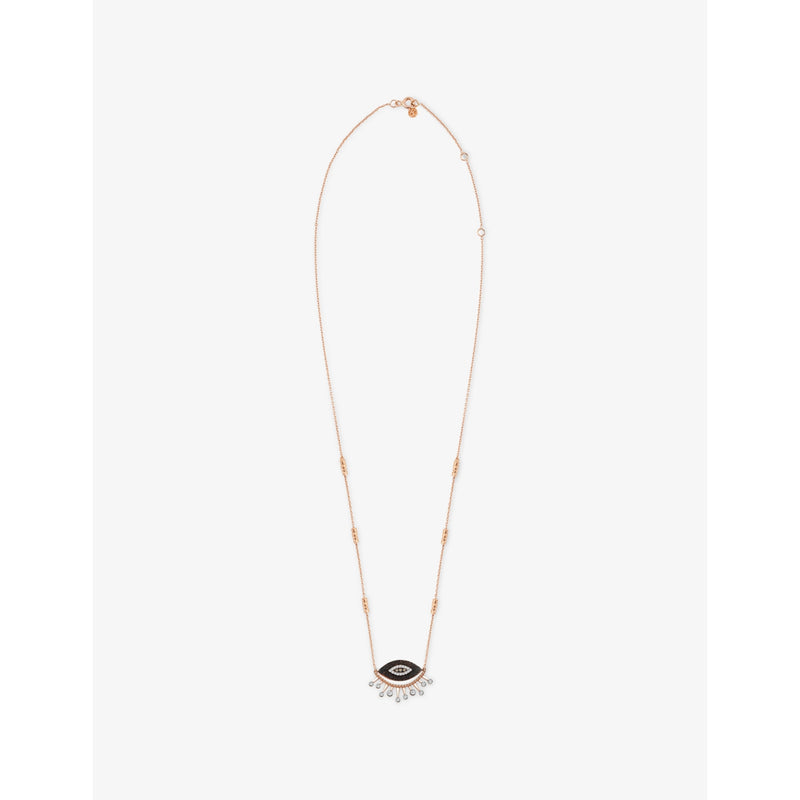 10th Eye Eternal Vision 0.22ct Diamond Pendant Necklace - ROSE GOLD