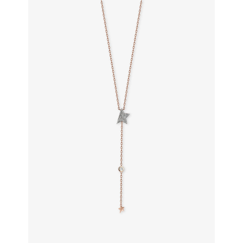 Kismet by Milka Cosmic Comet diamond pendant necklace 0.16ct - British product