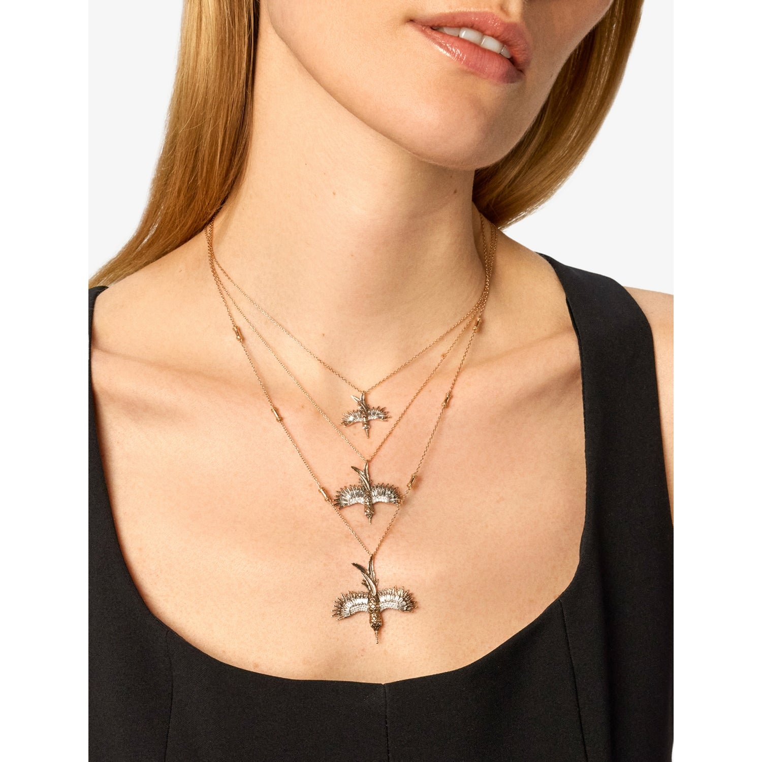 Kismet by Milka Phoenix diamond pendant necklace 0.14ct - British product