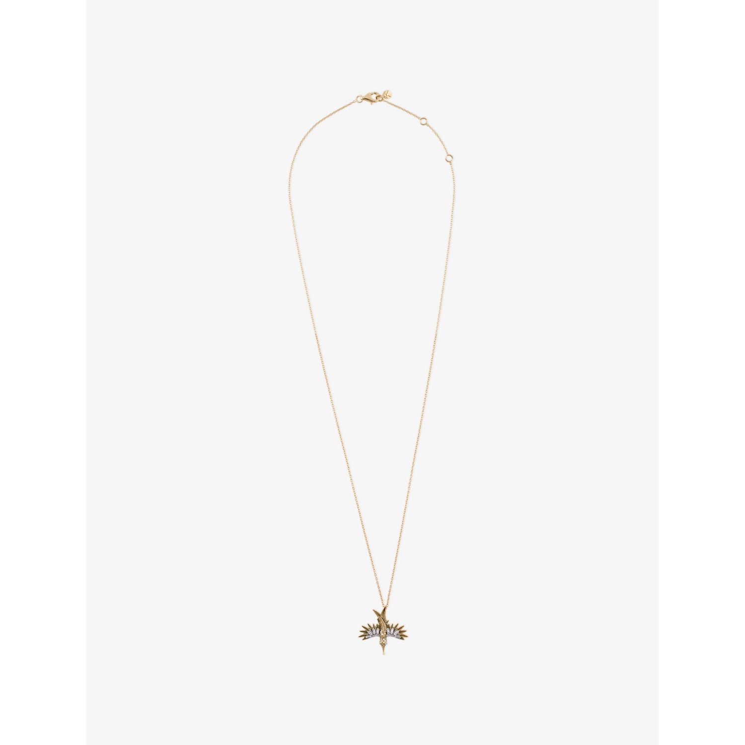 Kismet By Milka Phoenix Mini 0.14ct Diamond Pendant Necklace
