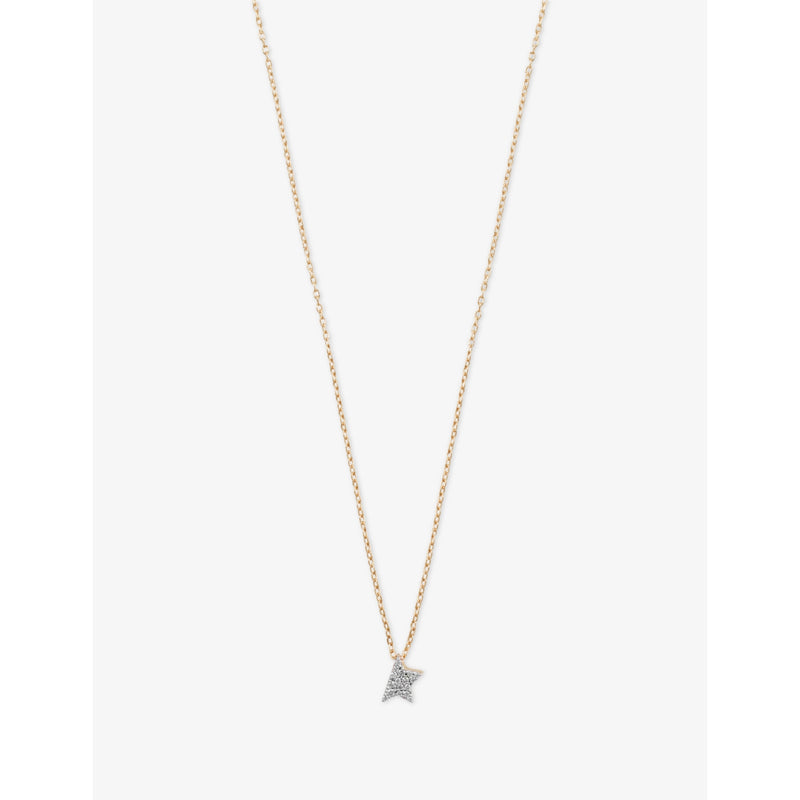 Kismet by Milka Comet Mini diamond pendant 0.04ct, imported from the UK