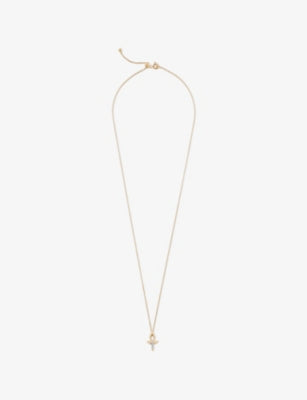 Kismet by Milka Ankh Mini diamond pendant necklace 0.04ct, UK version