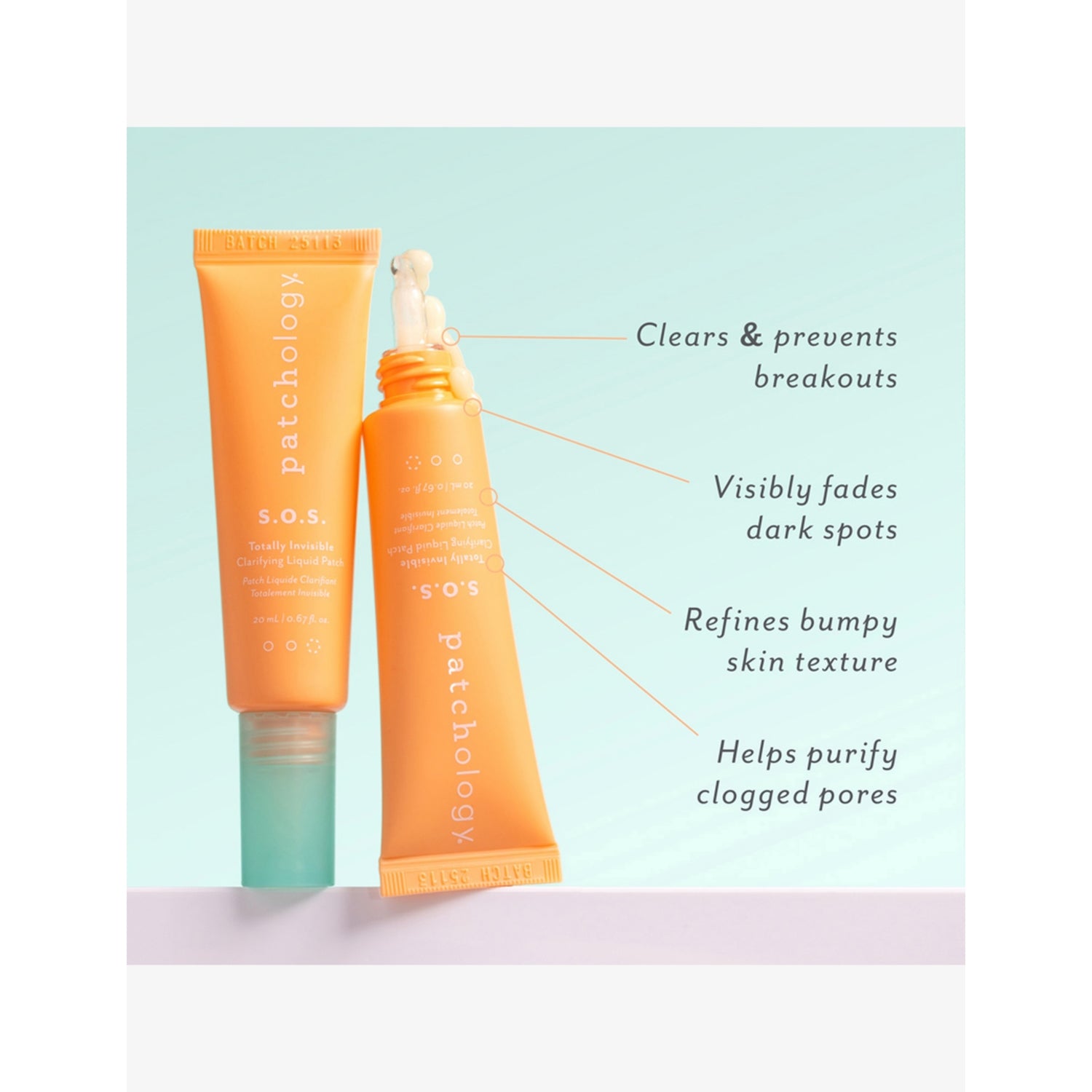 Patchology S.O.S. clarifying liquid patch 20ml, UK version