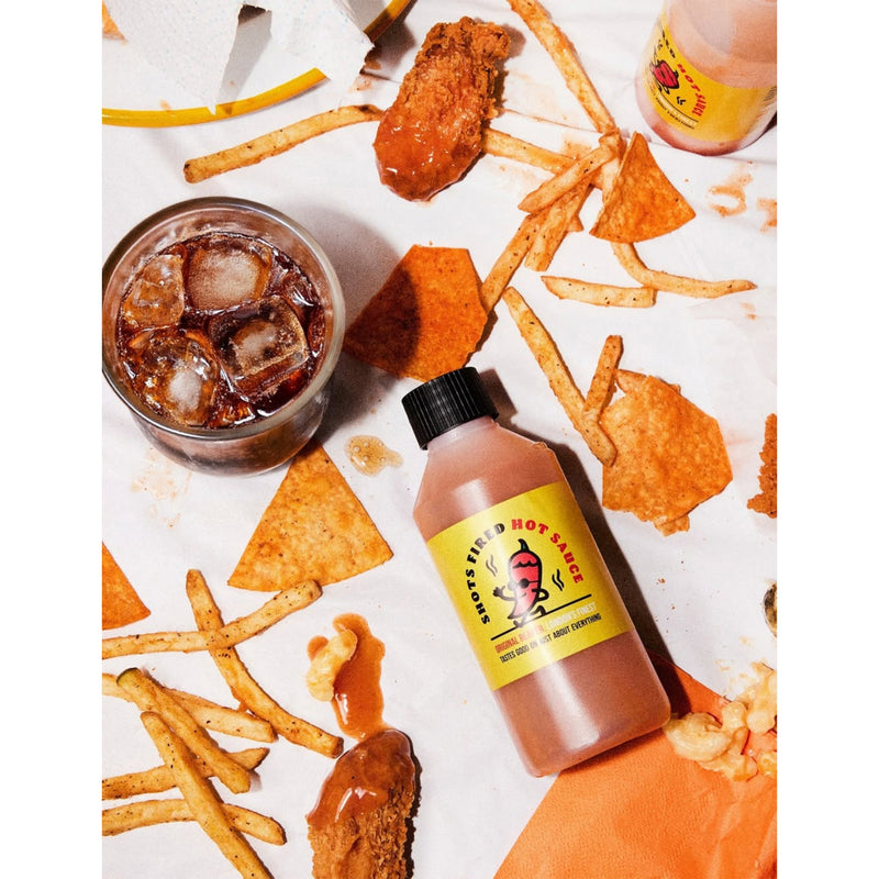 Shots Fired Original Reaper hot sauce 250ml, imported from the UK