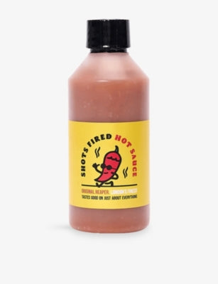 Shots Fired Original Reaper hot sauce 250ml, imported from the UK