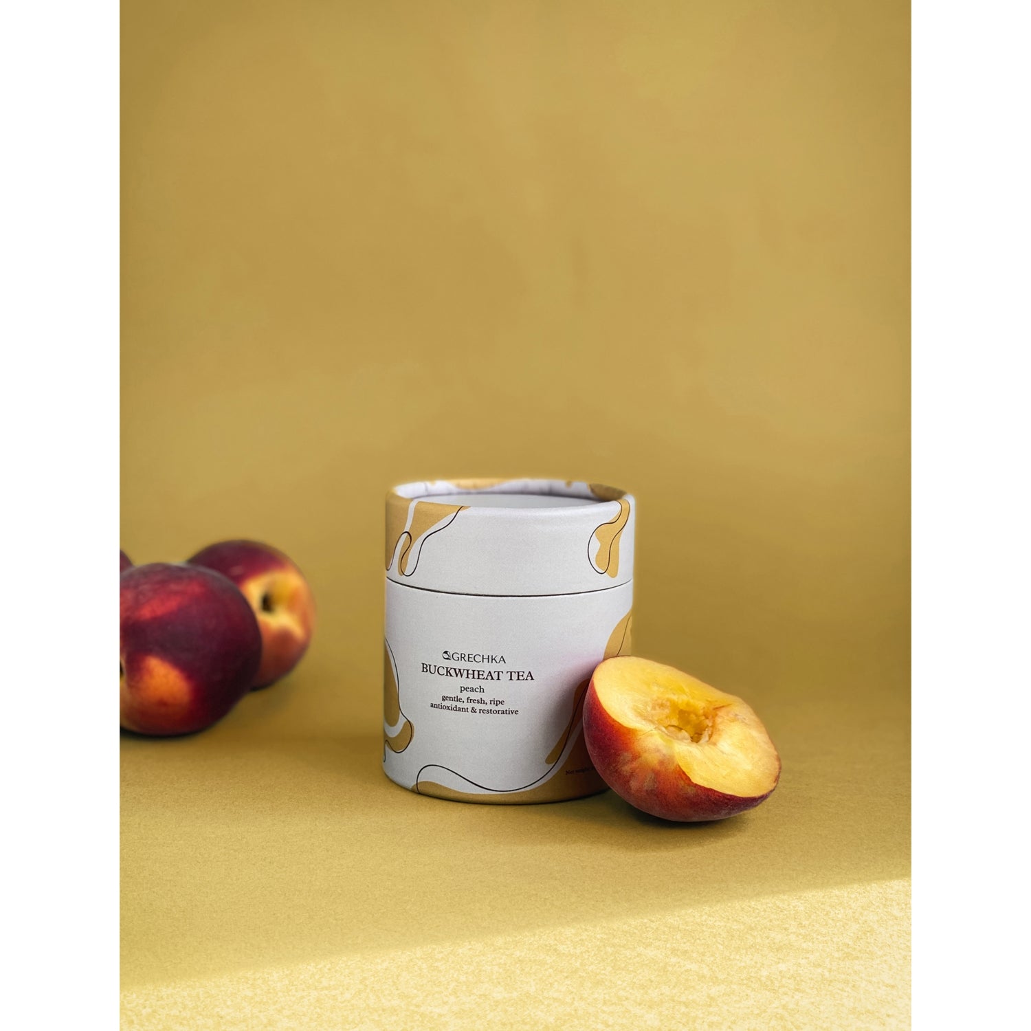 Grechka buckwheat tea with dried peach 100g, UK version
