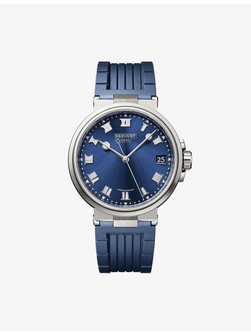 Breguet Marine 5517 titanium automatic watch 40mm (British brand)