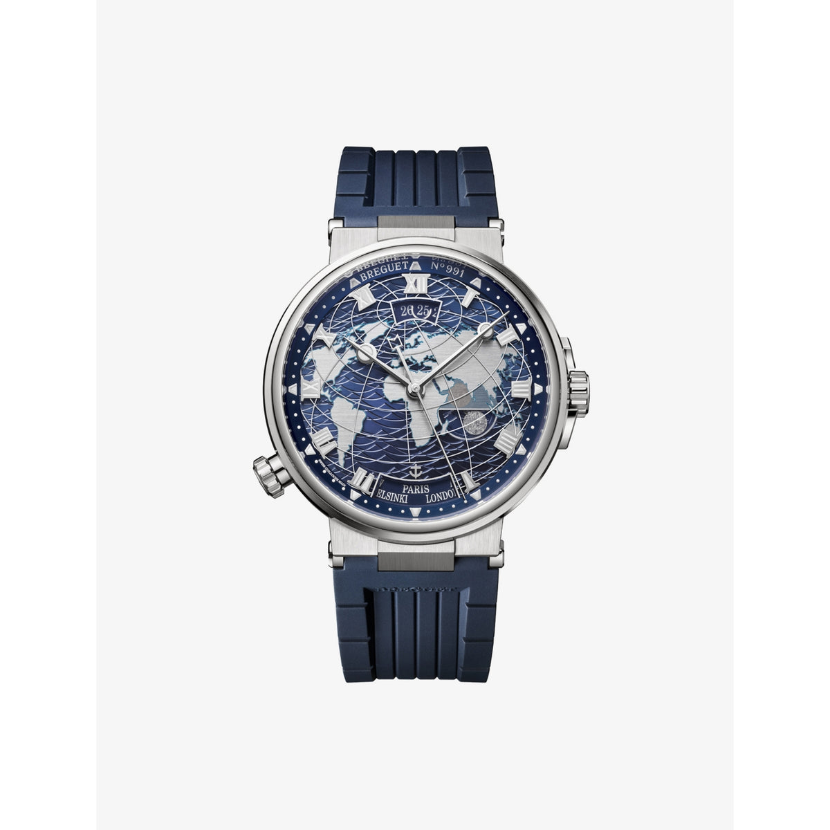 Breguet Marine Hora Mundi 5557 automatic watch 43.9mm - British product