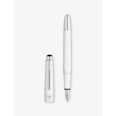 selfridges Montblanc Meisterstück Classique Platinum-Coated Fountain Pen- Buy online at McGrocer