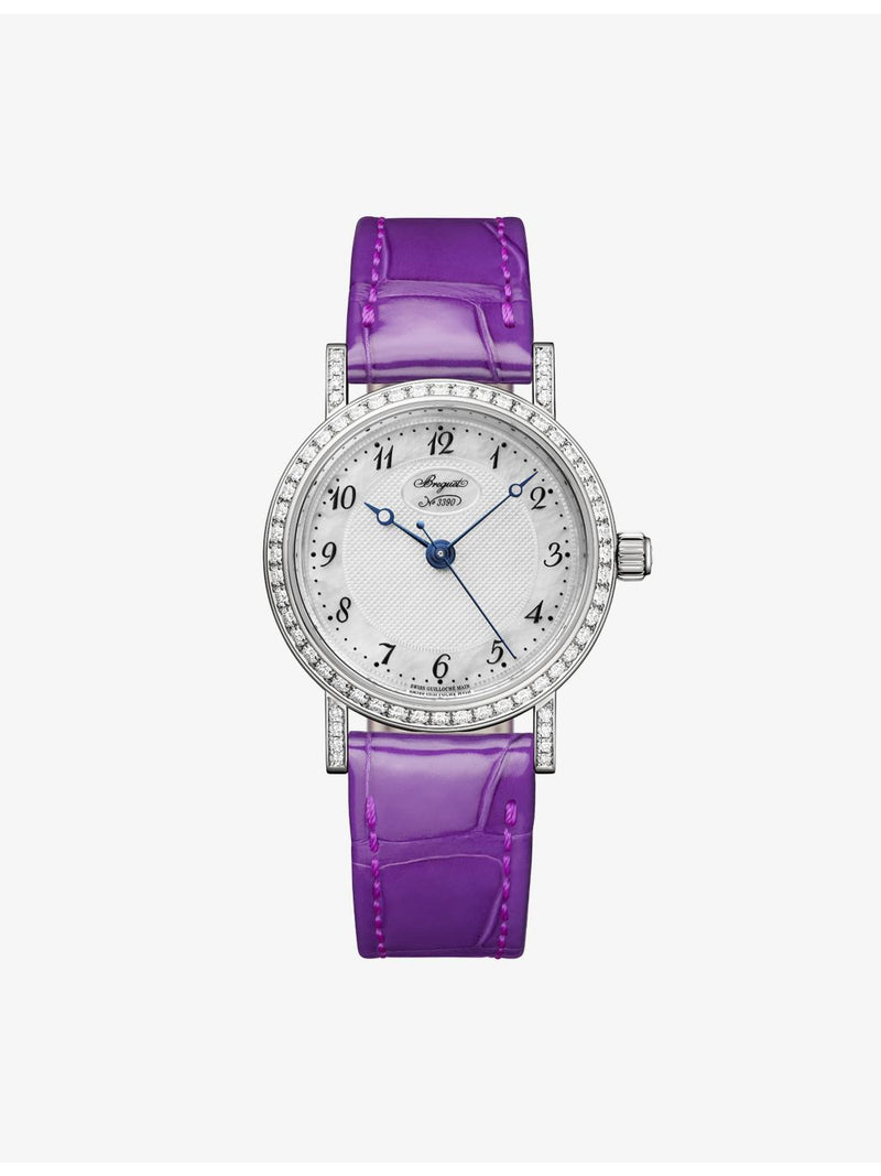 Breguet Classique 8068 white-gold diamond watch 30mm (British brand)
