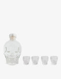 Crystal Head vodka with four shot glasses 700ml, imported from the UK