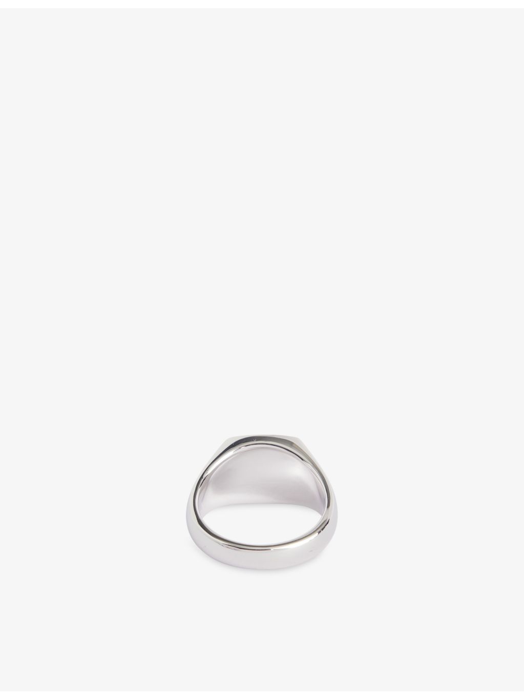 Kay tiger eye rhodium-plated sterling-silver ring (British brand)
