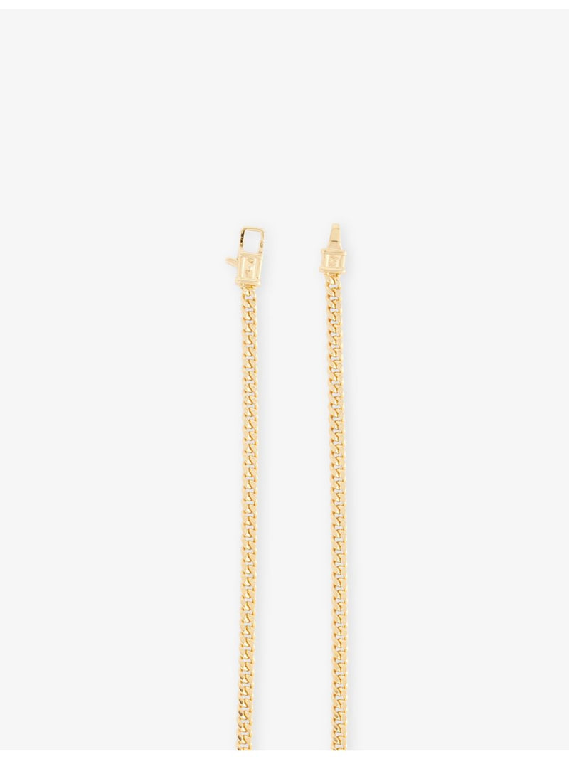 Tom Wood 18ct gold-plated sterling silver curb chain necklace (British brand)