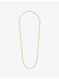 Tom Wood 18ct gold-plated sterling silver curb chain necklace (British brand)