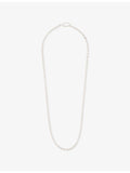 Tom Wood rhodium-plated sterling silver chain necklace 51cm, imported from the UK