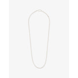 Tom Wood rhodium-plated sterling silver chain necklace 51cm, imported from the UK