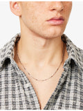 Tom Wood white rhodium-plated necklace 51.5cm, imported from the UK